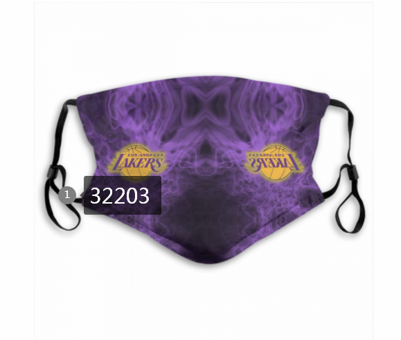 NBA 2020 Los Angeles Lakers21 Dust mask with filter